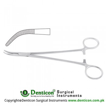 Adson Haemostatic Forceps Curved Stainless Steel, 18.5 cm - 7 1/4" 